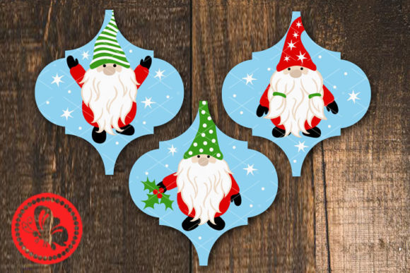 Bundle Arabesque 3 Gnomes Christmas Illustrations