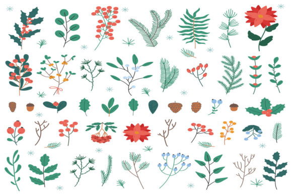 Christmas Plants and Flowers Embroidery Design Review