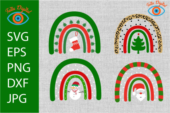 Christmas Rainbow Design: A Review for Modern Illustrations