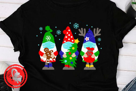 Dwarfs in Masks Christmas Quarantined Illustrations