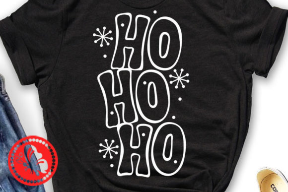 Hohoho Santa Saying Christmas Clip Art Illustrations
