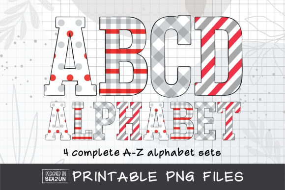Red Gray Christmas Alphabet Sublimation: A Designer's Real-World Review