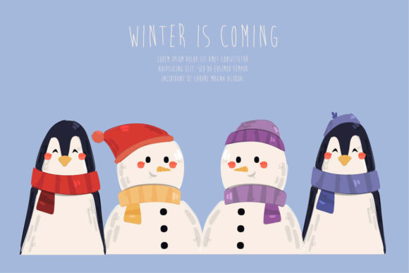 Winter is Coming Christmas Background: Premium Illustrations for Seasonal Branding